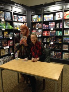 Meeting Holly Smale in Birmingham Waterstones after UKYAX (Feb 2015) She had a cold and she still looks lush!